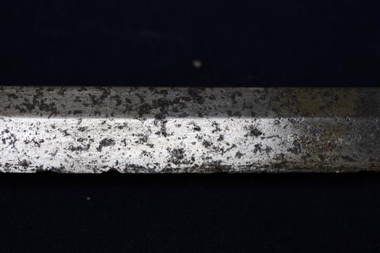 A WWI Japanese officers katana sword, overall 39in.